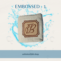 Embroidered Monogram Hand Towels