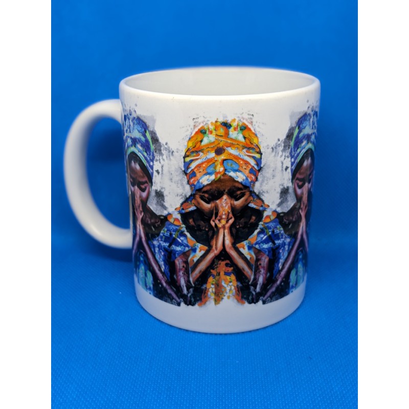 Women Praying Mug